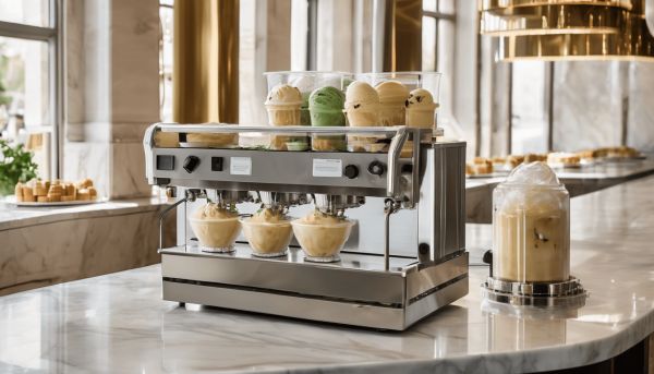 Laissez vos invités se régaler avec une machine à glace italienne